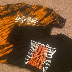 Size M unspeakable shirts
